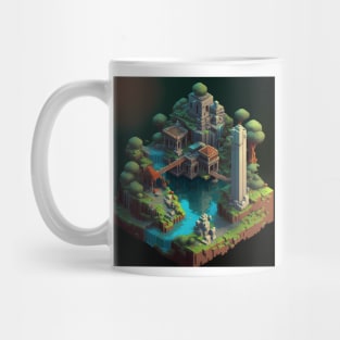 My small worlds : The ancient temple Mug